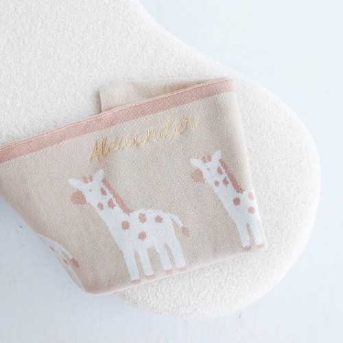 Giraffe Soft Baby Blanket