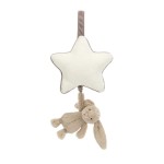 Jellycat Musical Pull - Bashful Beige Bunny Star (New)