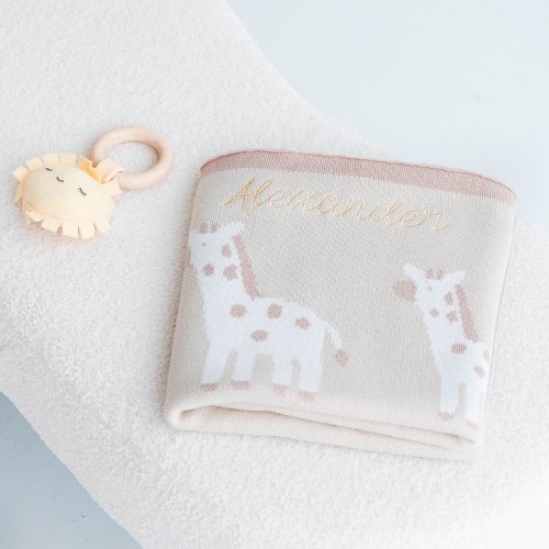 Giraffe Soft Baby Blanket