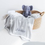 Elephant Star Soft Baby Blanket