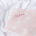 Starry Skies Soft Knit Blanket - Pink Dusk
