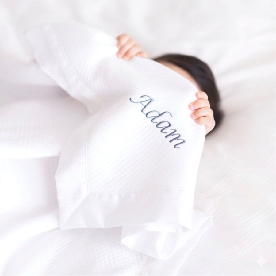 Dreams of Wonder™ Soothing Baby Blanket - White Plain