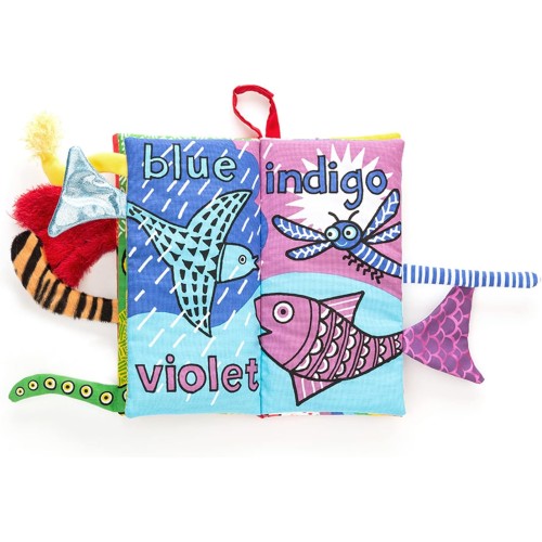 Jellycat Rainbow Tails Soft Crinkle Books