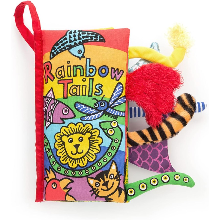 Jellycat Rainbow Tails Soft Crinkle Books