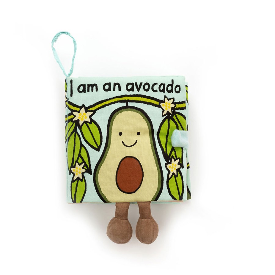 Jellycat I Am An Avocado Soft Book