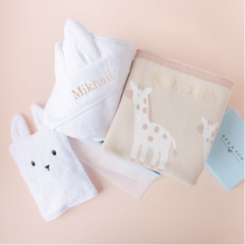 Snuggles Box - Taupe Giraffe