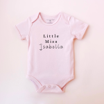 Organic Little Miss Bodysuit (Colours available)