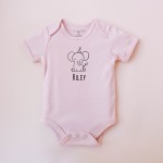 Organic Elephant Bodysuit (Colours available)