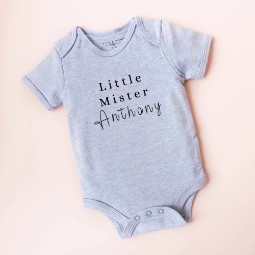 Organic Little Mister Bodysuit (Colours available)