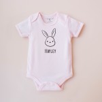 Organic Bunny Bodysuit (Colours available)