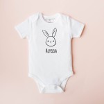 Organic Bunny Bodysuit (Colours available)