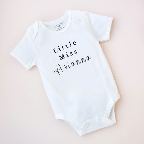 Organic Little Miss Bodysuit (Colours available)