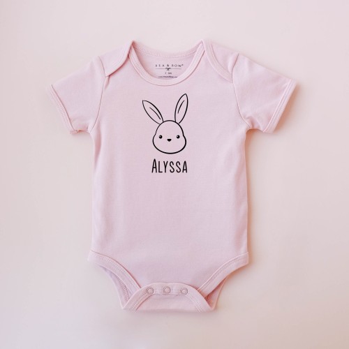 Organic Bunny Bodysuit (Colours available)