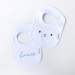 Organic Cotton Bibs (Set of 2) - Baby Bear