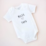 Organic Love Papa Bodysuit (Colours available)