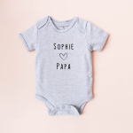 Organic Love Papa Bodysuit (Colours available)