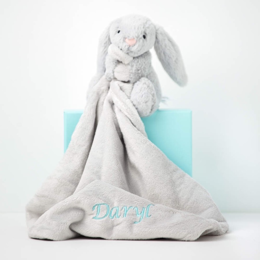 Jellycat Bashful Bunny Soother - Silver