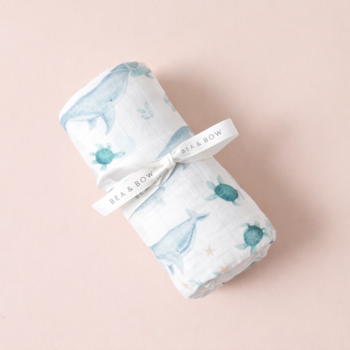 Bamboo Swaddle - Under the Sea