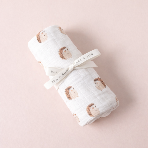 Bamboo Swaddle - Hedgehog Meadow