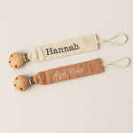 Personalised Pacifier Clip - Sunset Glow (Set of 2)