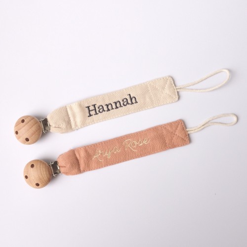 Personalised Pacifier Clip - Sunset Glow (Set of 2)