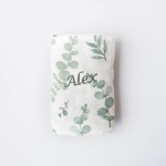 Bamboo Cotton Muslin Swaddle - Cool Eucalyptus