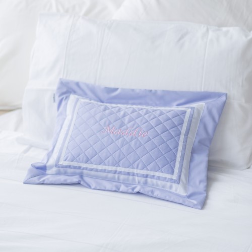 500 Thread Count PIMA Cotton Quilted Pillow - Hyacinth