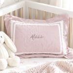 Egyptian Cotton Quilted Pillow - Bloom