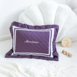 500 Thread Count PIMA Cotton Quilted Pillow - Orchid