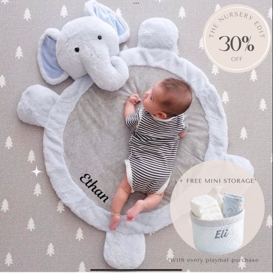 Ezra Elephant Plush Playmat (Discount applied at checkout)