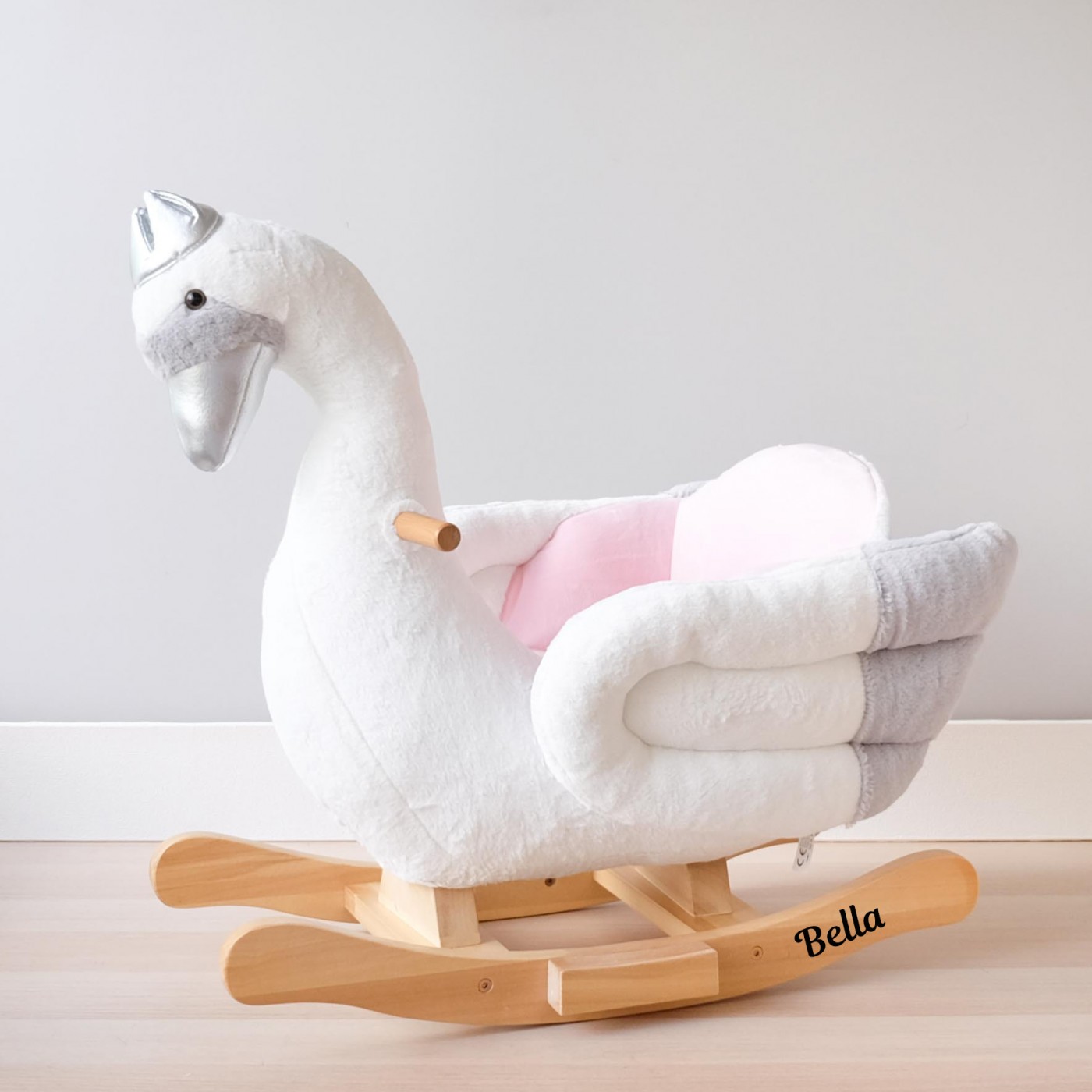 plush swan rocker