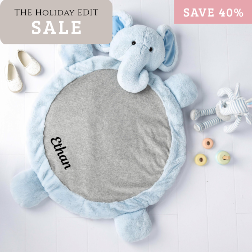 Ezra Elephant Plush Playmat (Discount applied at checkout)