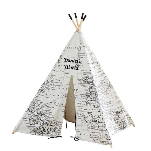 Under the Stars Teepee - World Map