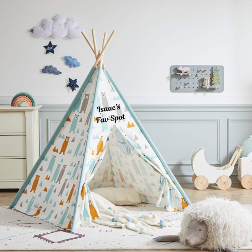 Under the Stars Teepee - Bear Adventures  (Large Size)