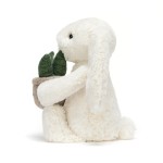 Jellycat Cream Bunny with Plant