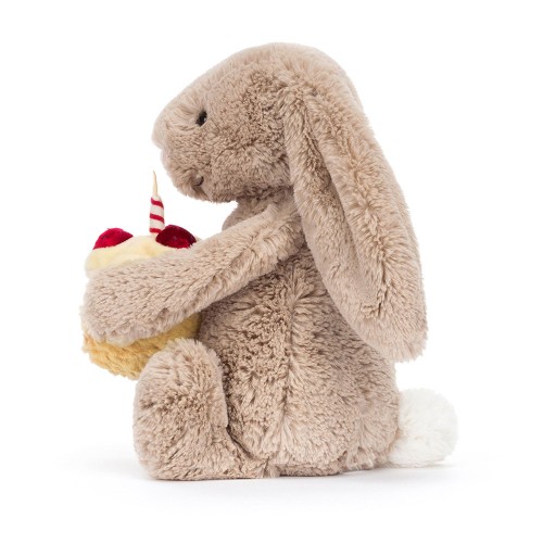 Jellycat Bashful Bunny - Beige "Birthday"