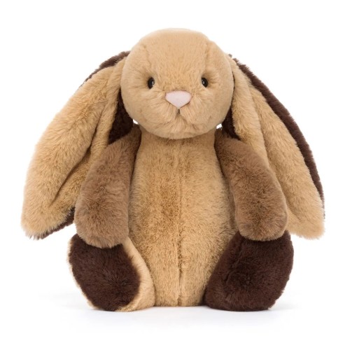 Jellycat Bashful Bunny - Patchwork Brown 