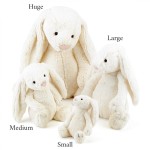 Jellycat Bashful Bunny - Blue (Sizes Available) (Out of Stock)