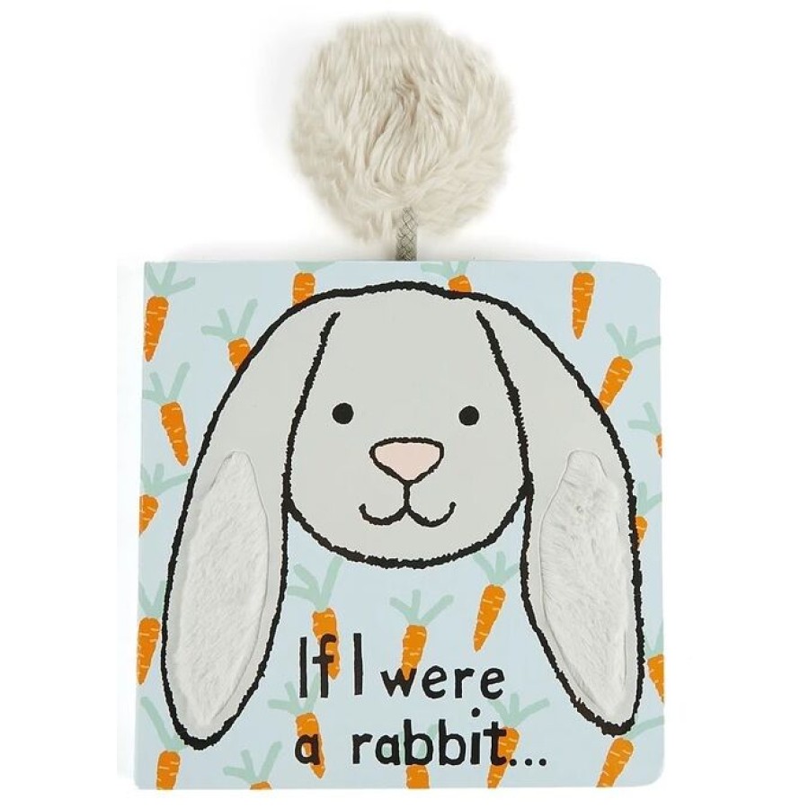 Jellycat If I Were a Rabbit board book - Silver