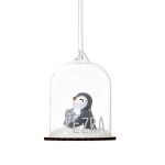 Merry Penguin Personalised Bauble