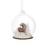 Wonderland Bear Personalised Bauble