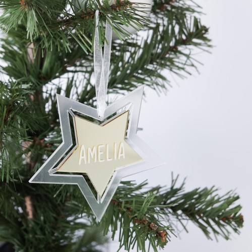 Personalised Ornaments - White Christmas (Set of 3)