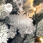 Personalised Ornaments - White Christmas (Set of 3)