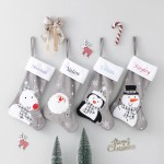 Personalised Winter Snowman Stocking