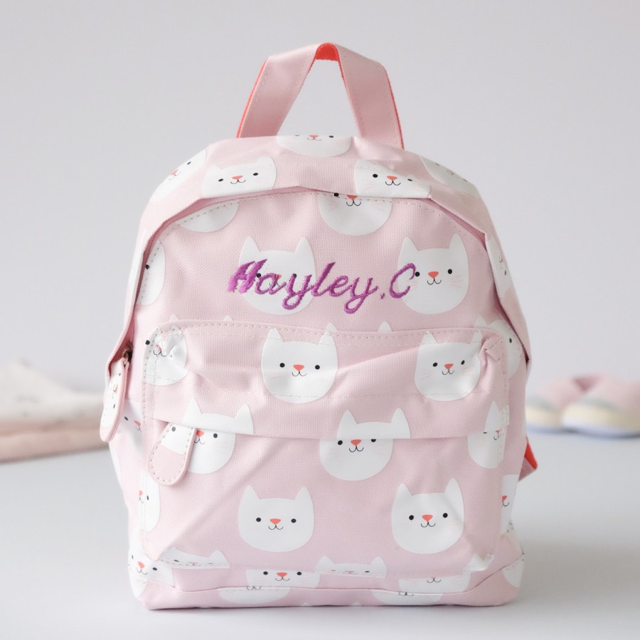 Blushing Cat Mini Backpack