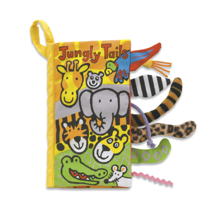 Jellycat Jungly Tails Soft Crinkle Book