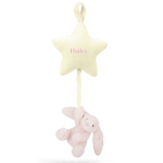 Jellycat Musical Pull - Bashful Pink Bunny Star (New)