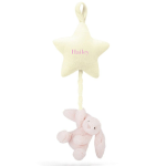 Jellycat Musical Pull - Bashful Pink Bunny Star