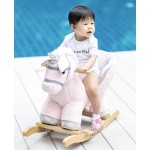 Pink Unicorn Plush Rocker