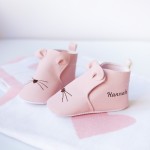 Pink Whiskers Nubuck Booties